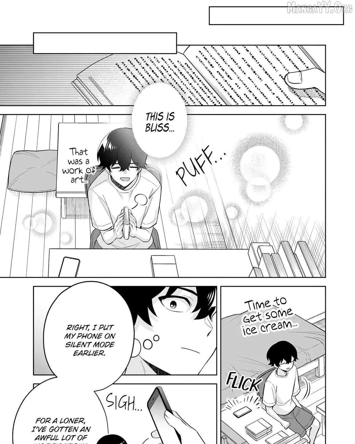 Please Leave Me Alone (For Some Reason, She Wants To Change A Lone Wolf's Helpless High School Life.) Chapter 34 - page 49