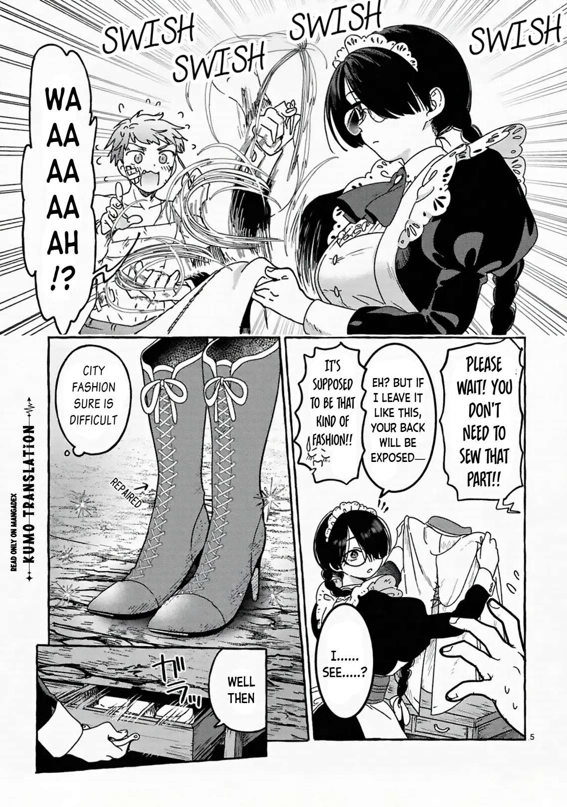 Miss Kojima, the Widowed Young Lady, Is the Strongest and Cutest Chapter 2 - page 8