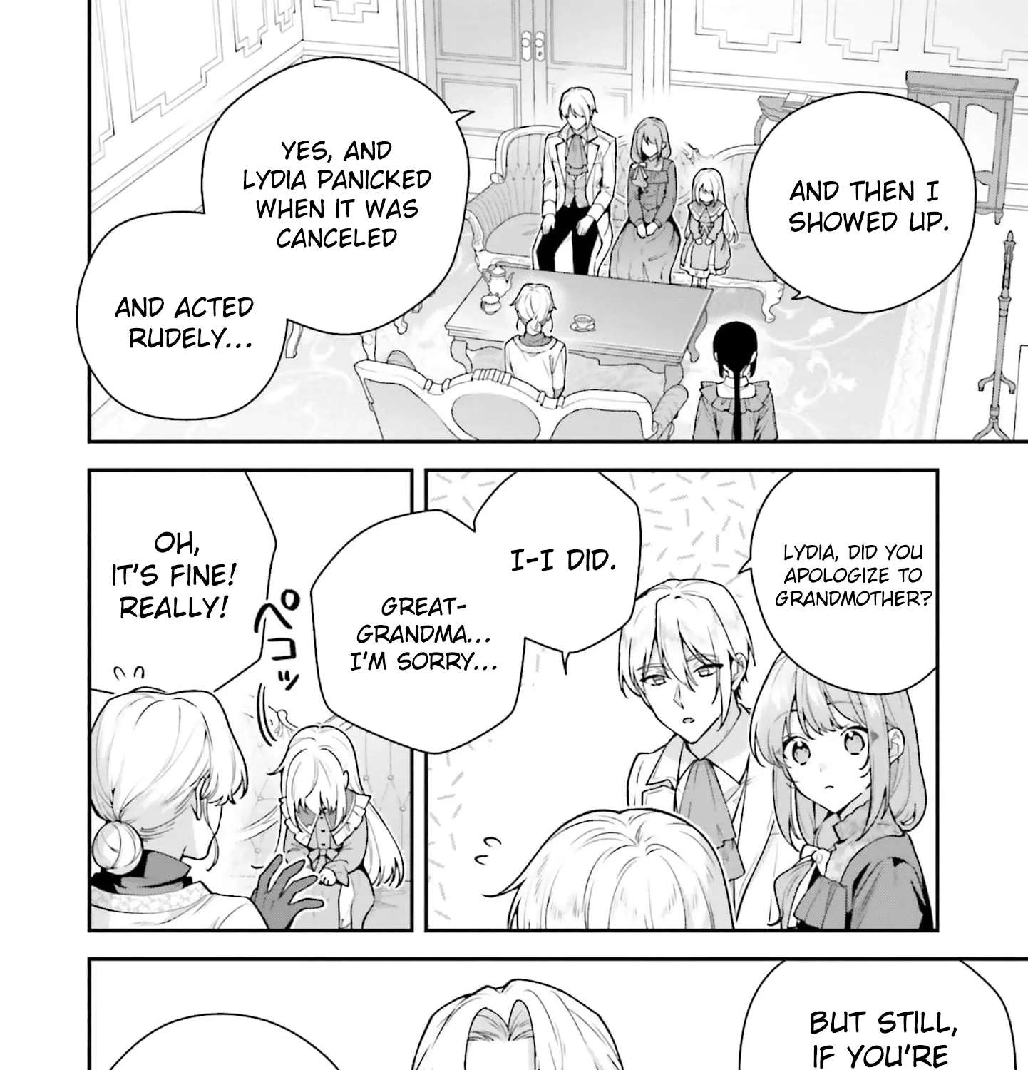 Wakeari Hakushaku-sama to Keiyaku Kekkon Shitara, Gijou (Roku-sai) no Keiyaku Haha ni Natte Shimaimashita. Chapter 15 - page 59