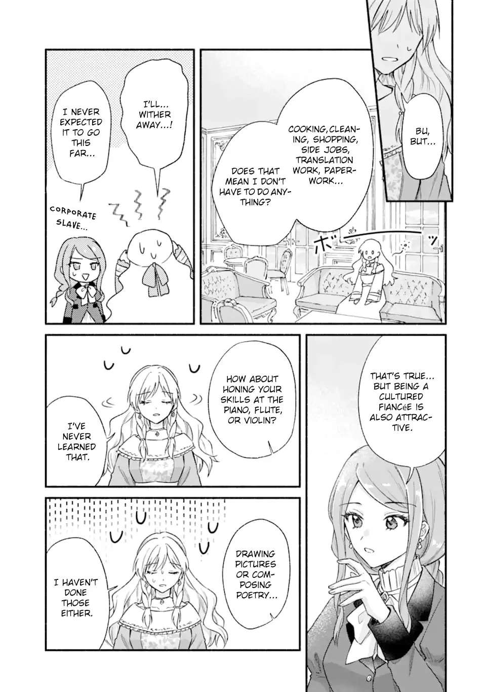 Konyaku Shitara "Kimi wa Nan mo Shinakute Ii" to Iwaremashita: Tenga no Dekiai wa Wakarinikui! Chapter 2 - page 21