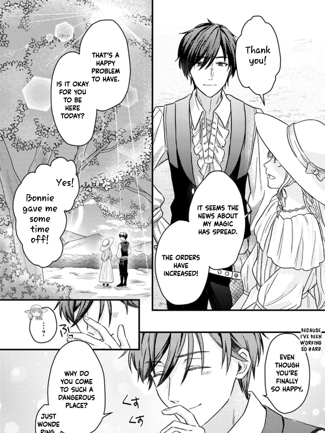 Noroware Reijou no Shiawase Sagashi ~Konyaku Haki saremashitaga, Nazo no Mahoutsukai ni Deatte Jinsei ga Kawarimashita~ Chapter 4 - page 12