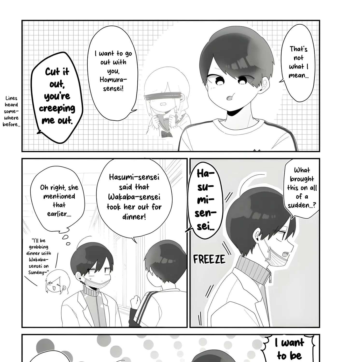 Sensei Nishii - Homura-sensei wa Tabun Motenai Chapter 7 - page 14