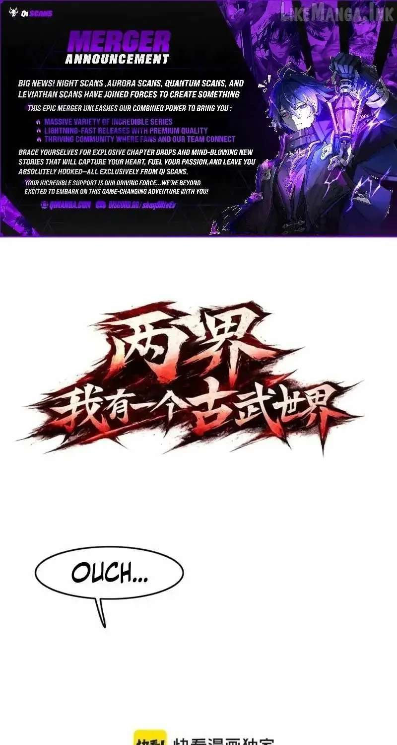 Two Worlds: I Have an Ancient Martial Arts World Chapter 7 - page 1