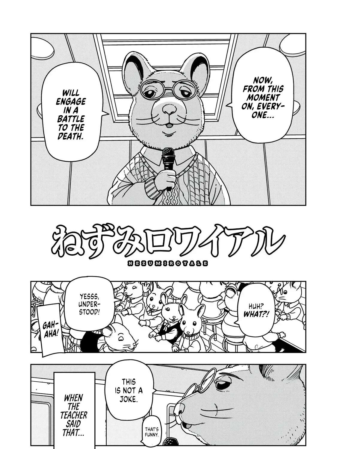 Rat Royale Chapter 1 - page 1