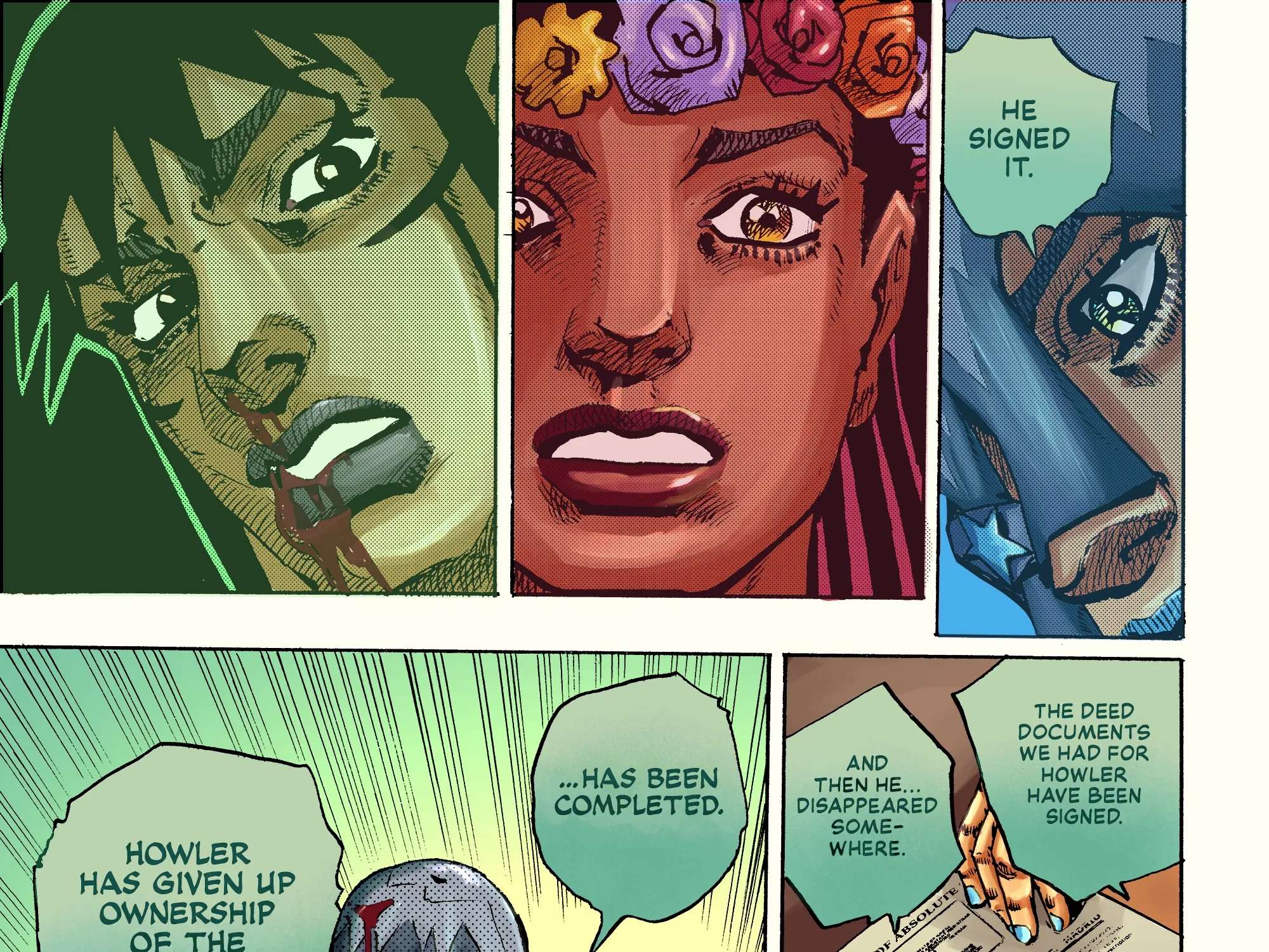 Jojo's Bizarre Adventure Part 9 - The Jojolands (Fan-Colored) Chapter 32 - page 49