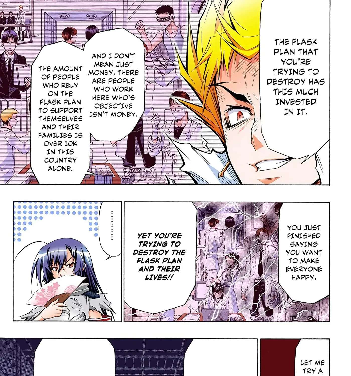 Medaka Box (Official Colored) Chapter 53 - page 17