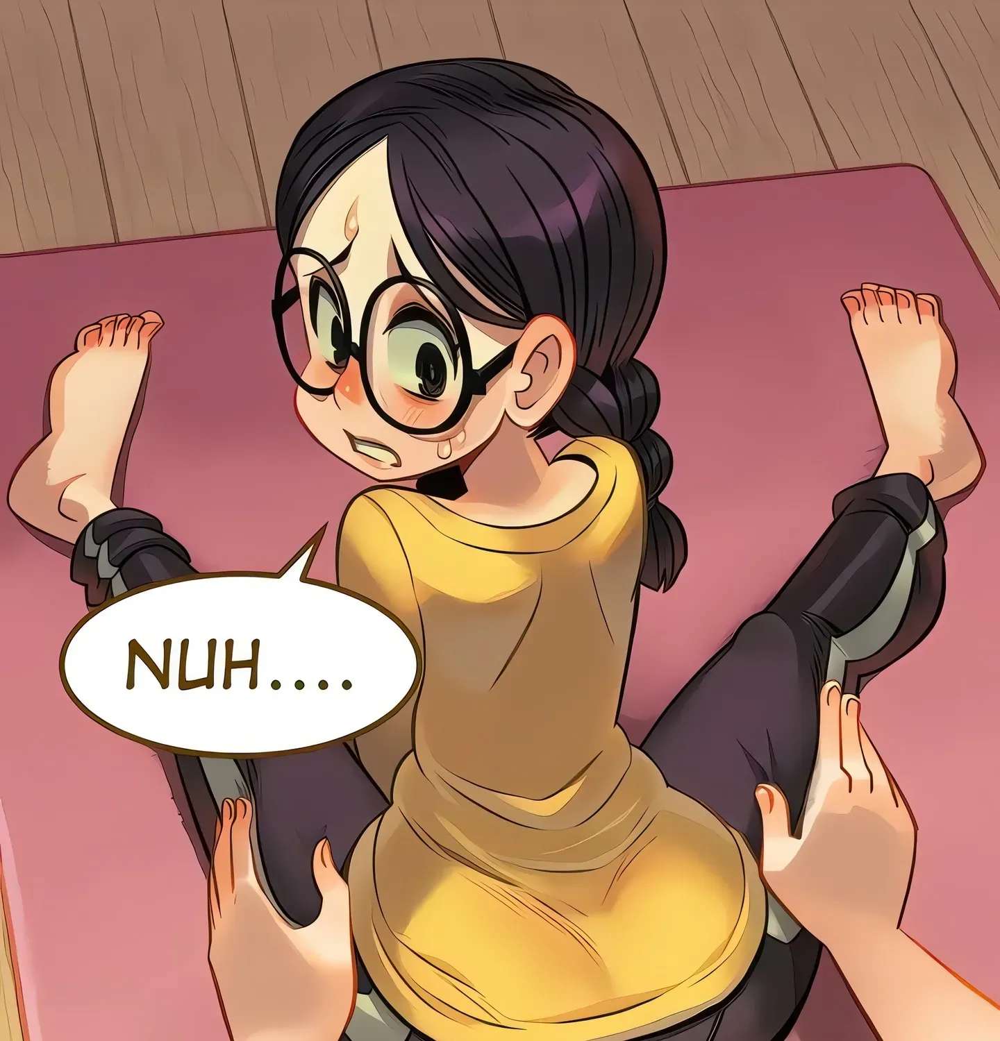 Her Secret Bulge: Protein Made Me Futa! Chapter 3 - page 8