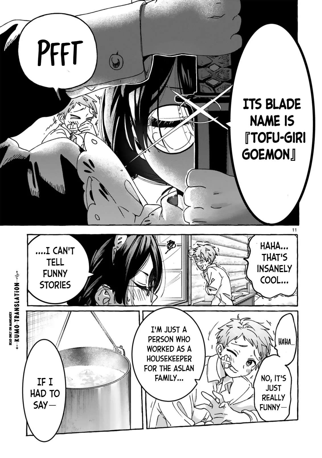 Miss Kojima, the Widowed Young Lady, Is the Strongest and Cutest Chapter 3 - page 14