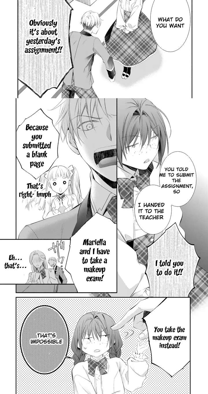 Kon'yakuhakisaretai node Sugao wo Kakushite Zannen Reijou ni Narimasu! E? Haraguro Ouji ni Bareteru toka Kiite nai n dakedo!? Chapter 8 - page 3