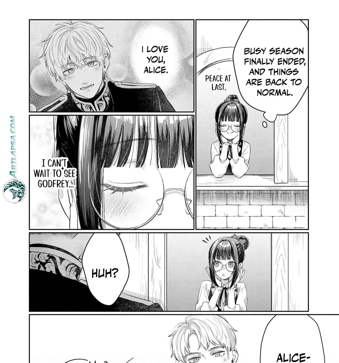 The Snow Maiden Who Can't Be Honest Is Sweetly Melted by the Sleeping Dragon Knight Chapter 7 - page 60