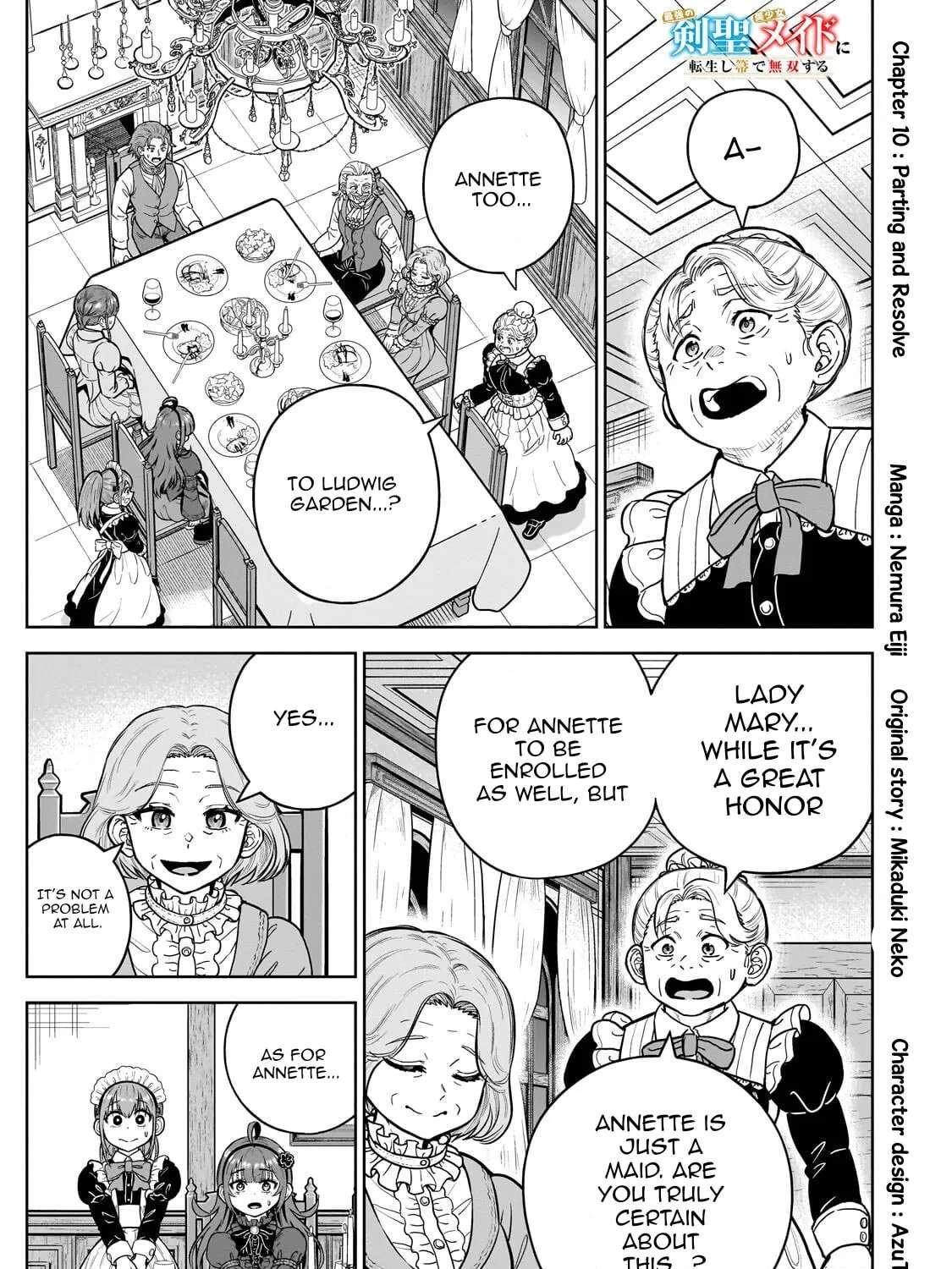 Saikyou no Kensei, Bishoujo Maid ni Tensei Shi Houki de Musou Suru Chapter 10 - page 1