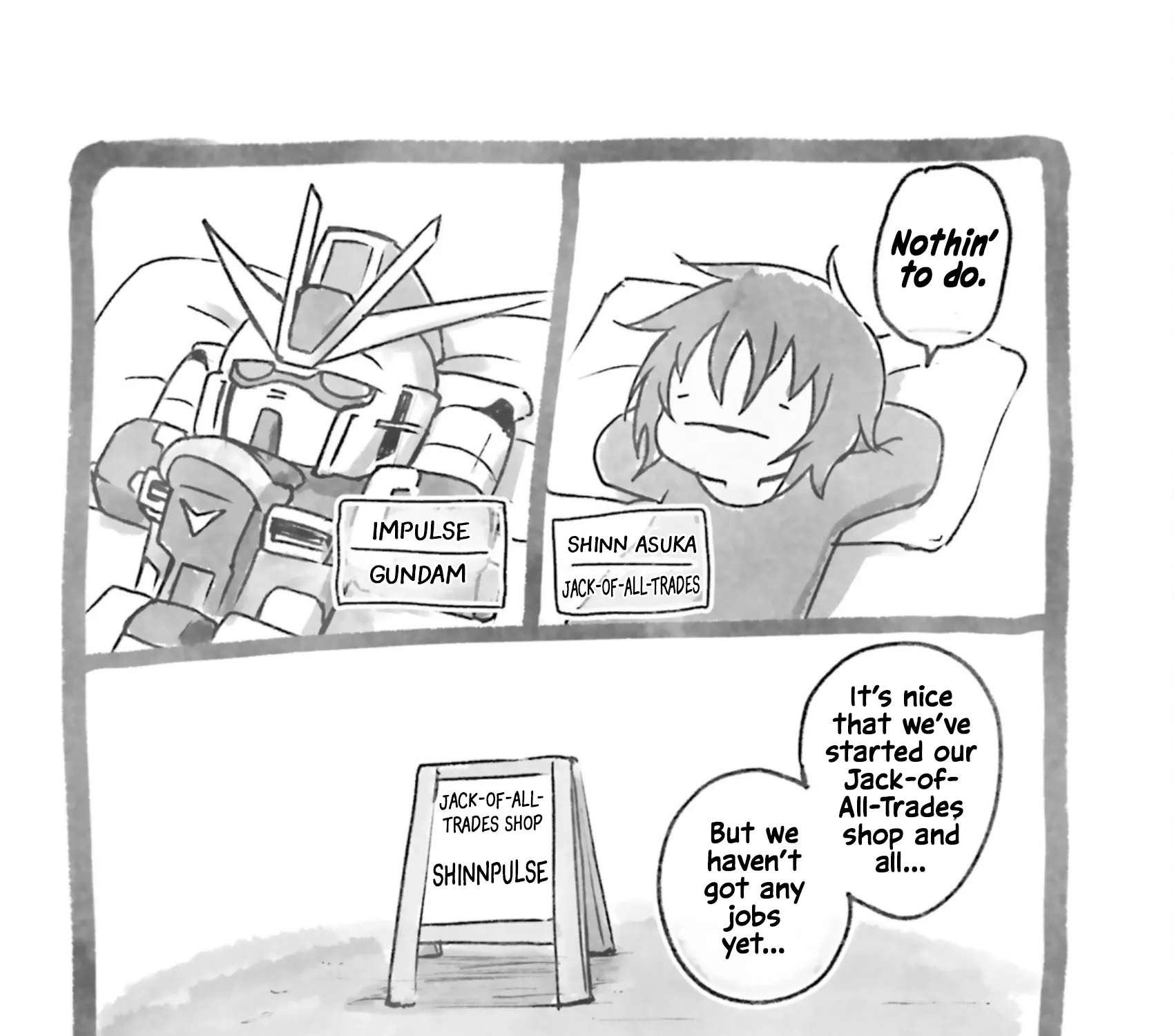 Mobile Suit Gundam SEED Problem Solvers! Shinn & Impulse Chapter 1 - page 3