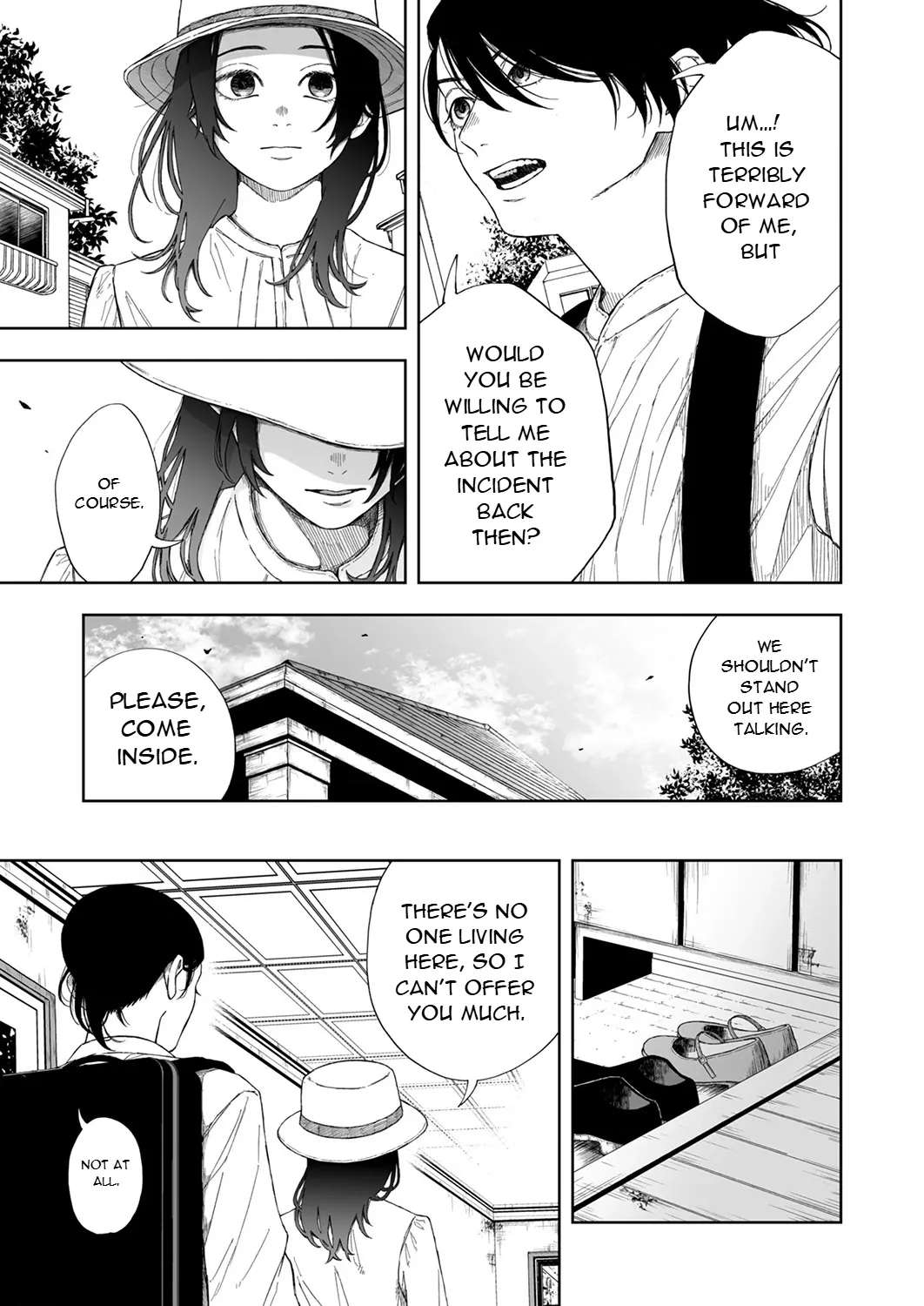 Toaru Mikaiketsu Jiken ni Tsuite Chapter 1 - page 12