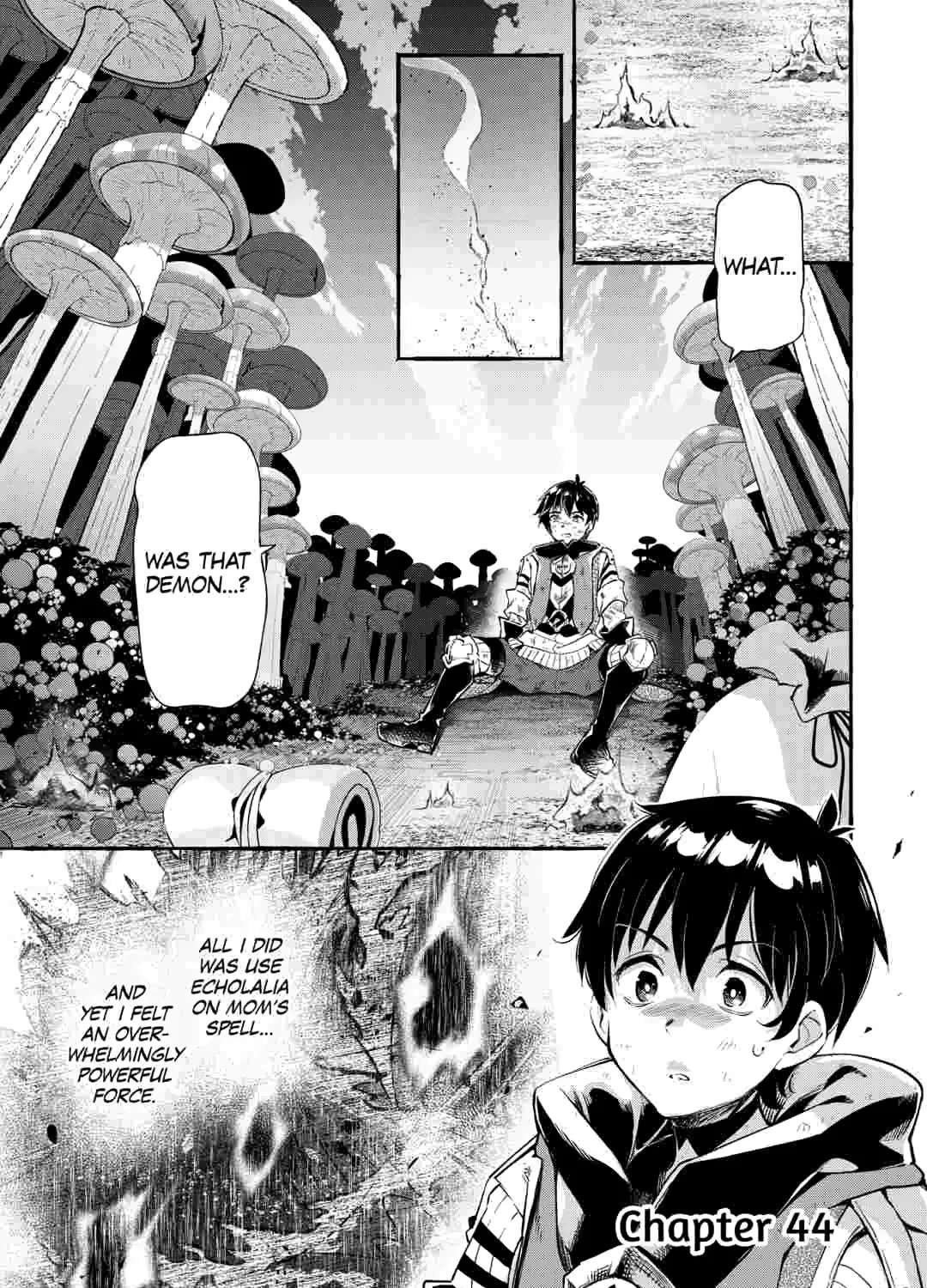 Ochikobore “1” Mahou Tsukai wa, Kyou mo Muishiki ni Cheat wo Tsukau Chapter 44 - page 1