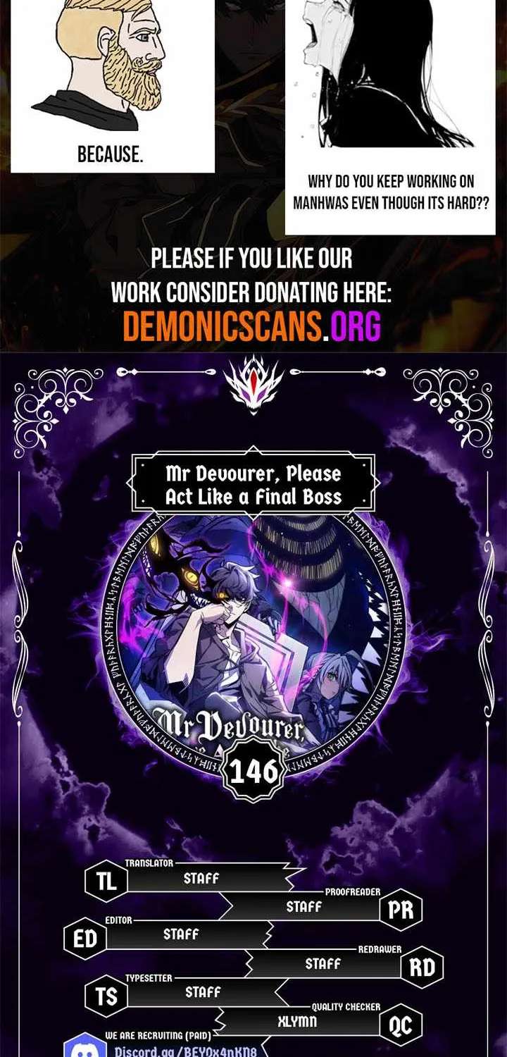 Mr Devourer, Please Act Like A Final Boss Chapter 146 - page 2