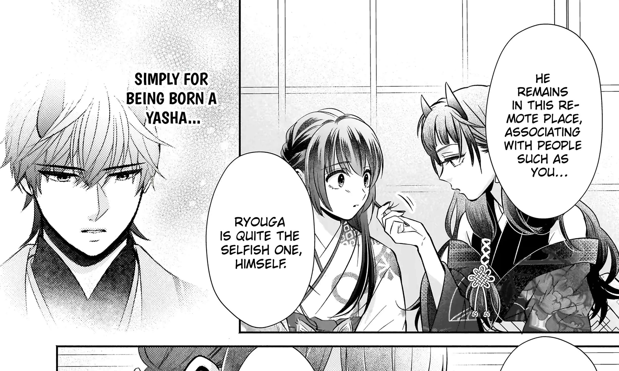 Yashaou No Saiai Shitagerareta Chiyu No Otome Wa Dekiai Sareru Chapter 6.1 - page 43