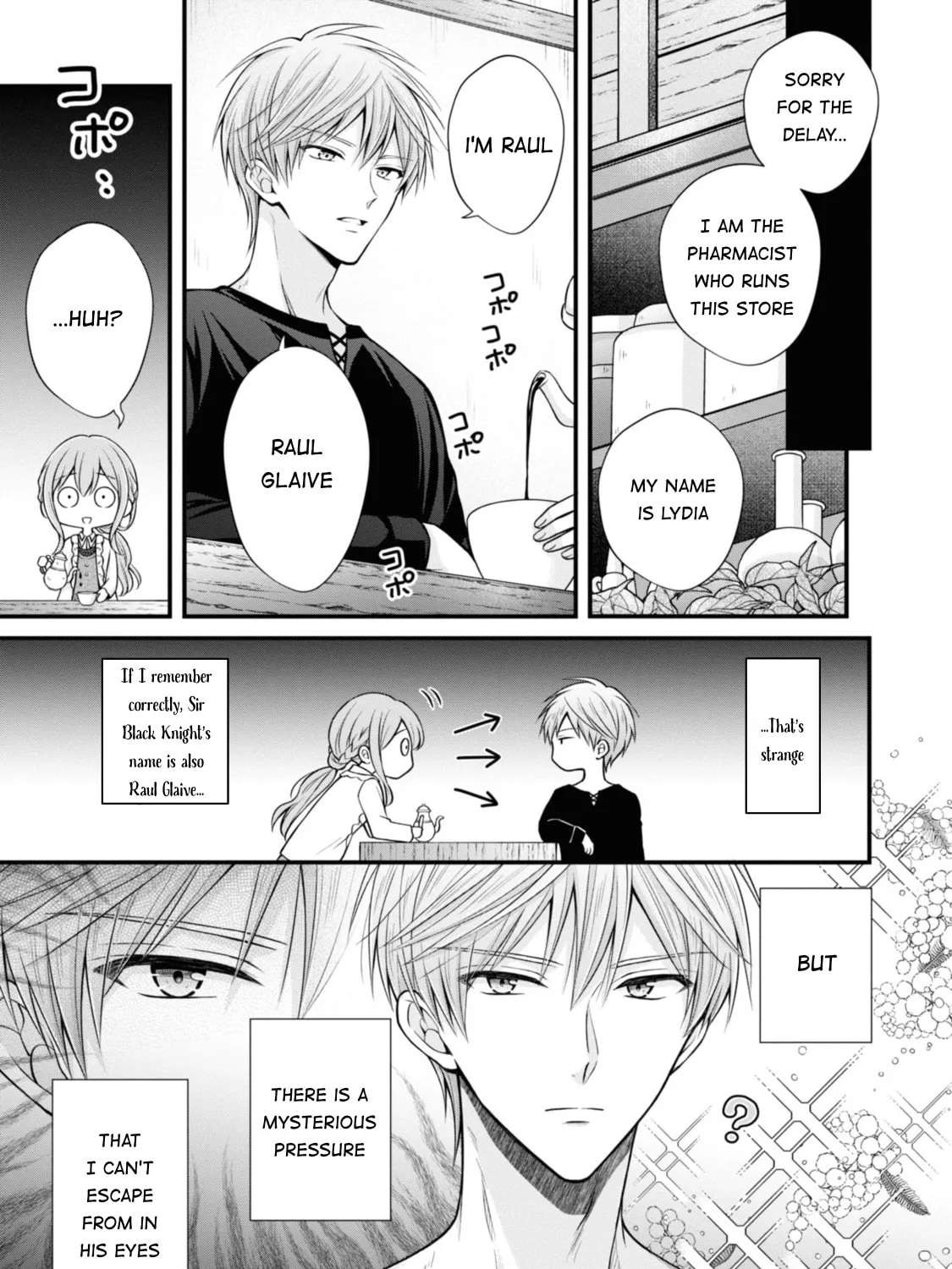 Otoko Un Zero no Kusushi Reijou, Hatsukoi no Kurokishi-sama ga Oshikake Konyakusha ni Narimashite. Chapter 3 - page 23
