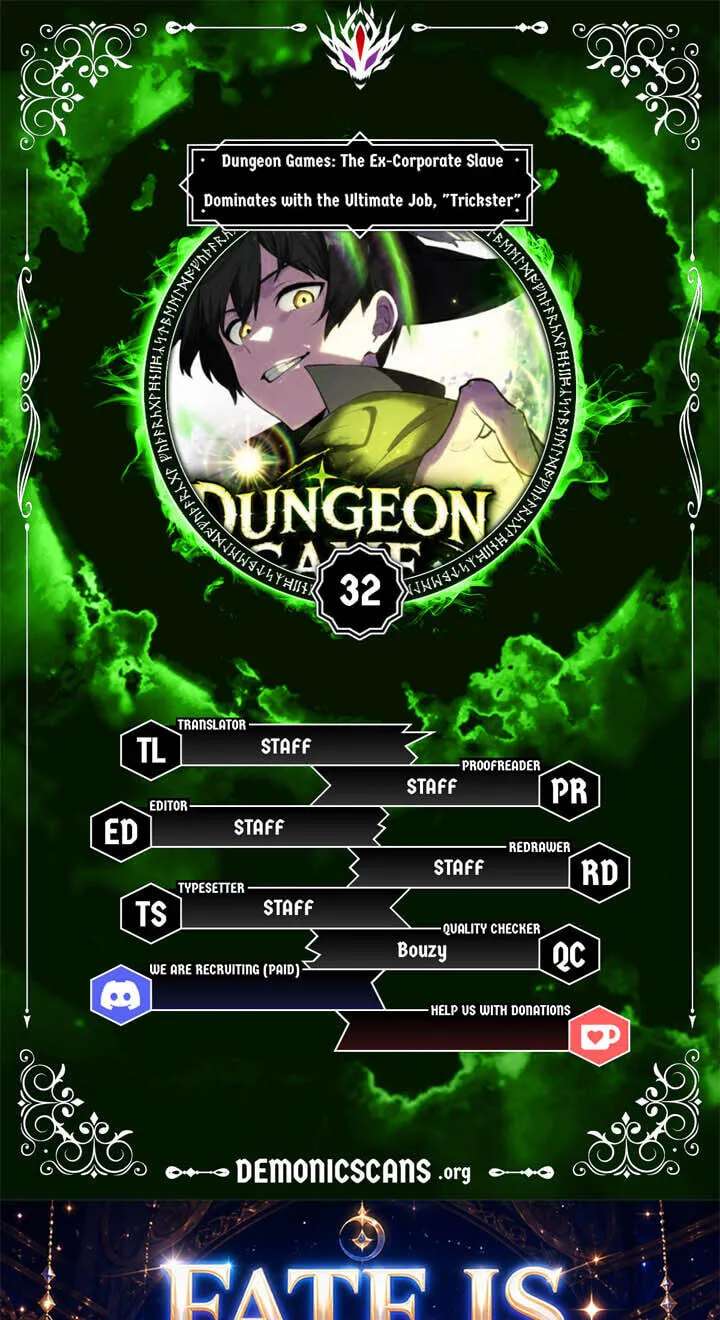 Dungeon Yuugi ~Moto Shachiku, Saikyou Job "Asobinin" de Musou Suru~ Chapter 32 - page 1