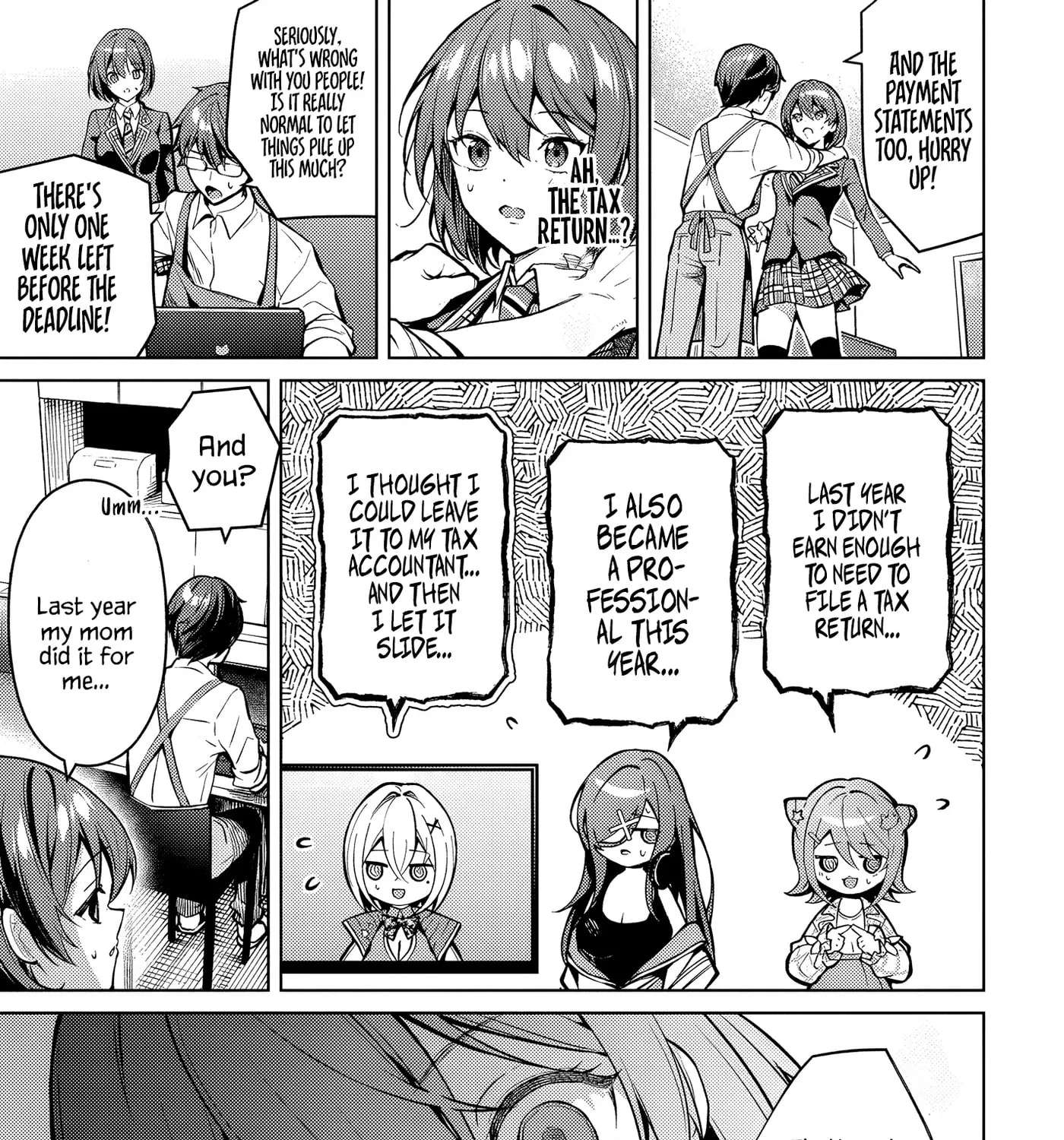 Tier 1 Shimai: Yuumei Yonshimai wa Boku nashi de wa Ikirarenai Chapter 1.2 - page 48