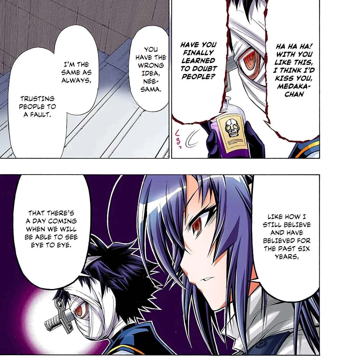 Medaka Box (Official Colored) Chapter 53 - page 9