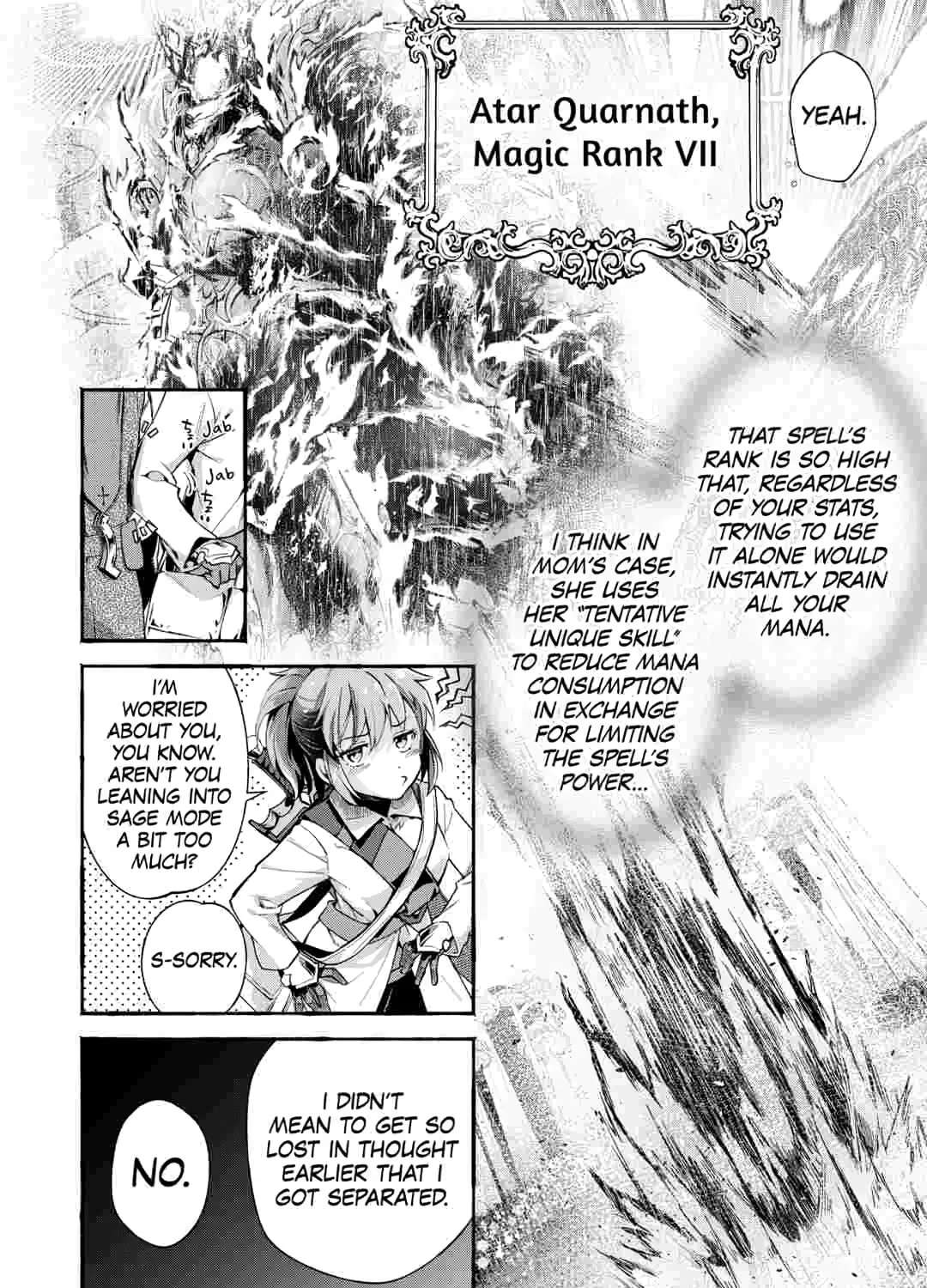 Ochikobore “1” Mahou Tsukai wa, Kyou mo Muishiki ni Cheat wo Tsukau Chapter 44 - page 4