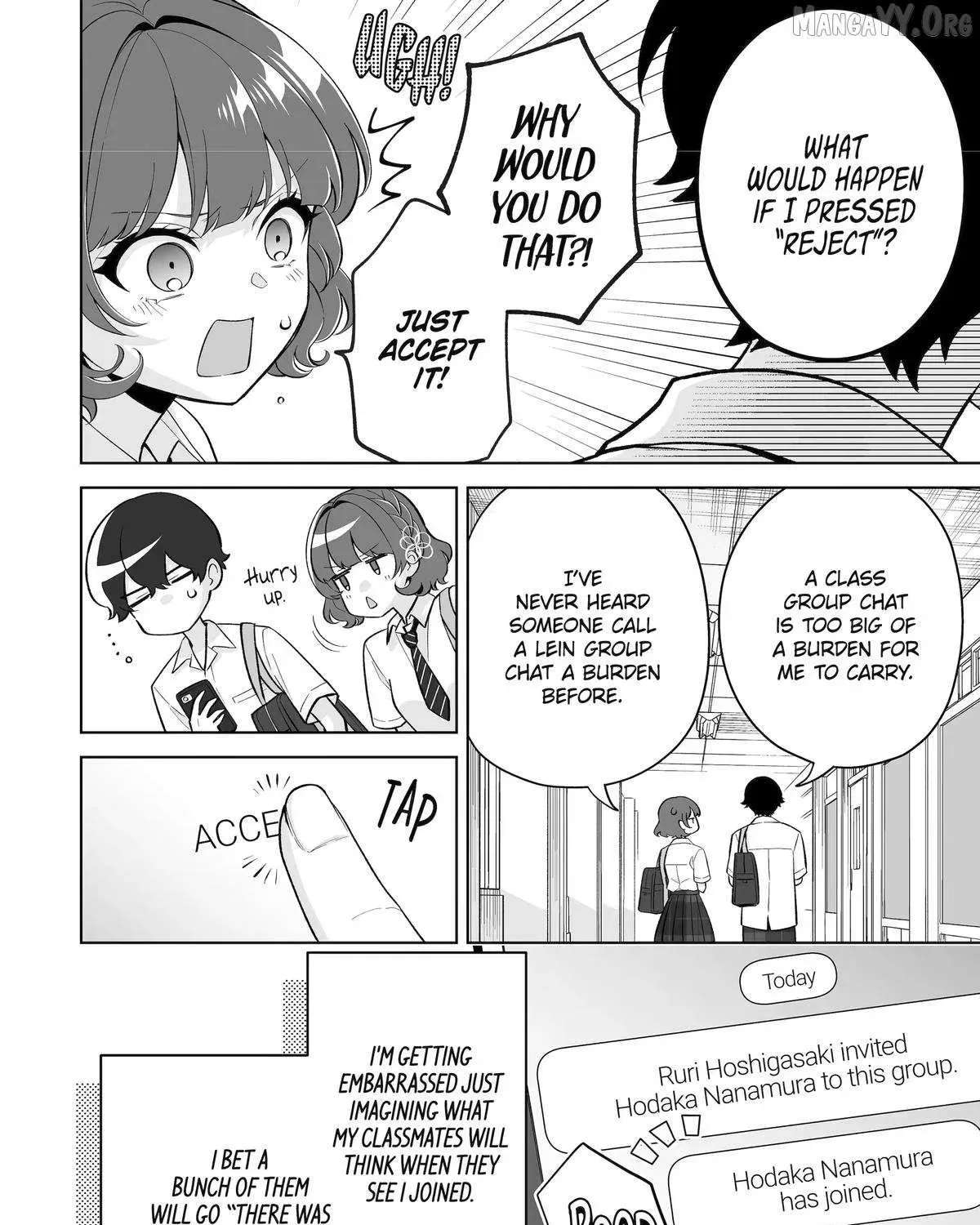 Please Leave Me Alone (For Some Reason, She Wants To Change A Lone Wolf's Helpless High School Life.) Chapter 33 - page 44