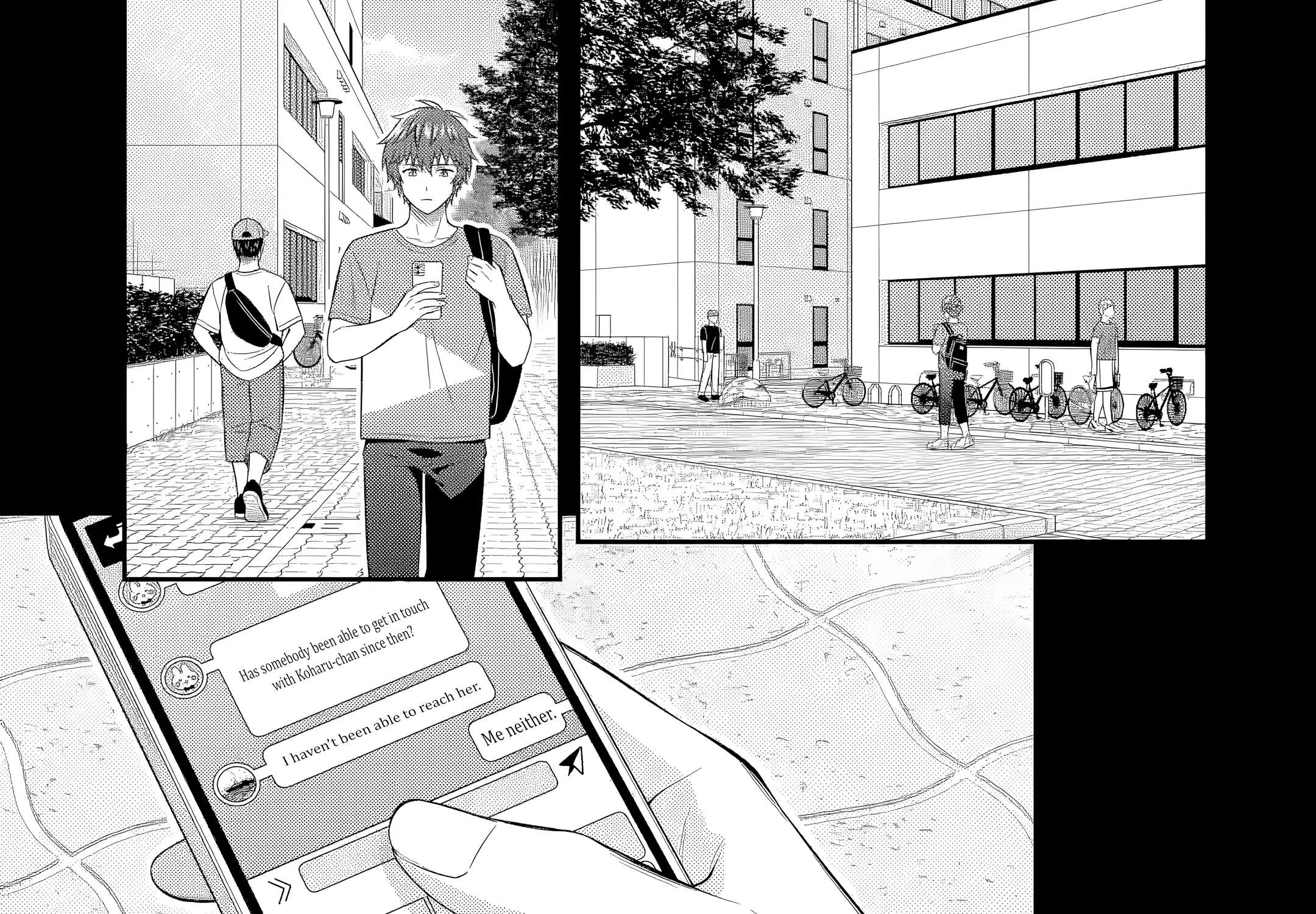 Toumei na Yoru ni Kakeru-kun to, Me ni Mienai Koi wo Shita. Chapter 7.3 - page 24