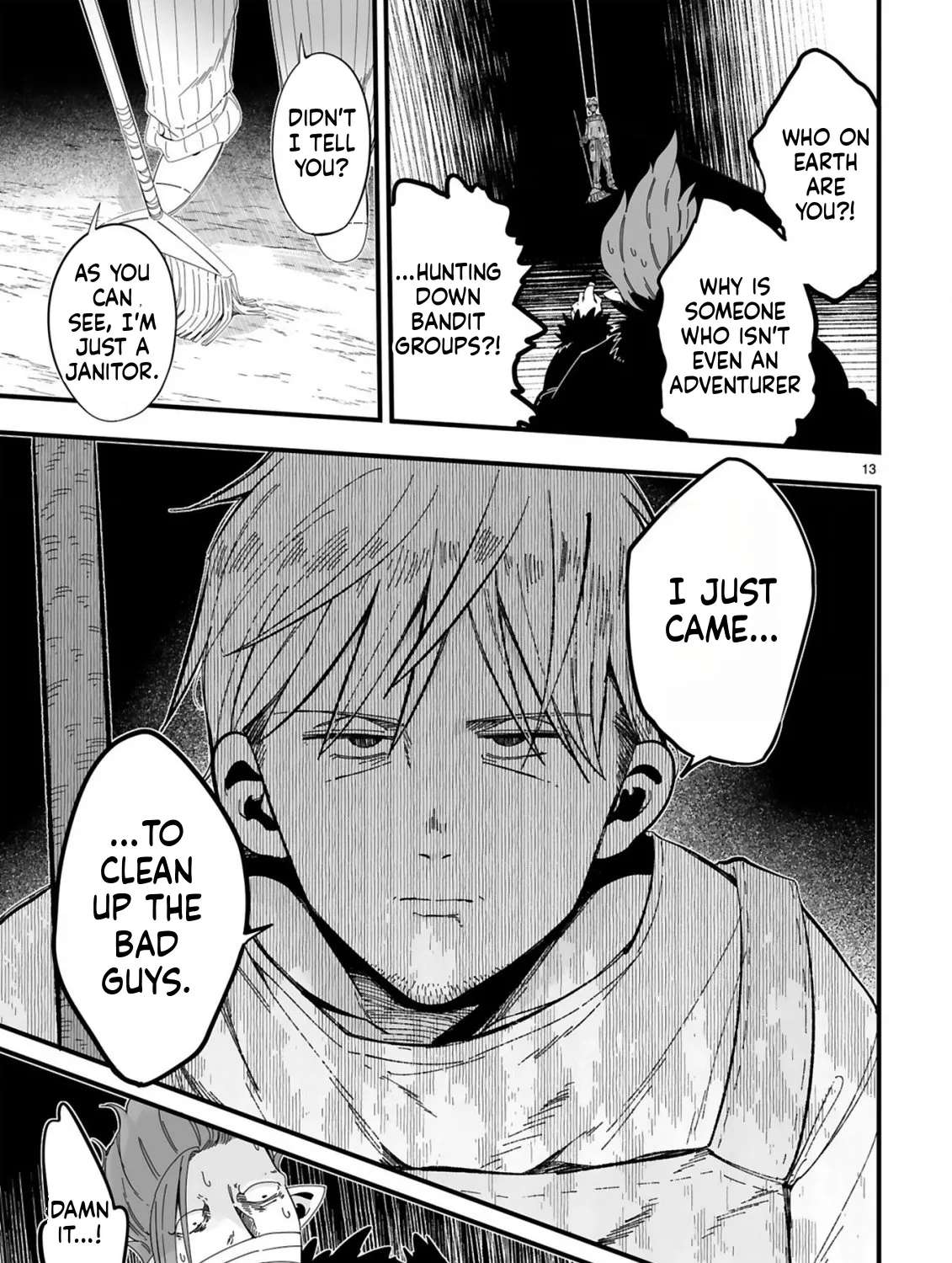 Mop Unrivaled ~The Looked-Down-Upon Cleaning Old Man Is Actually the World's Strongest~ Chapter 2 - page 14