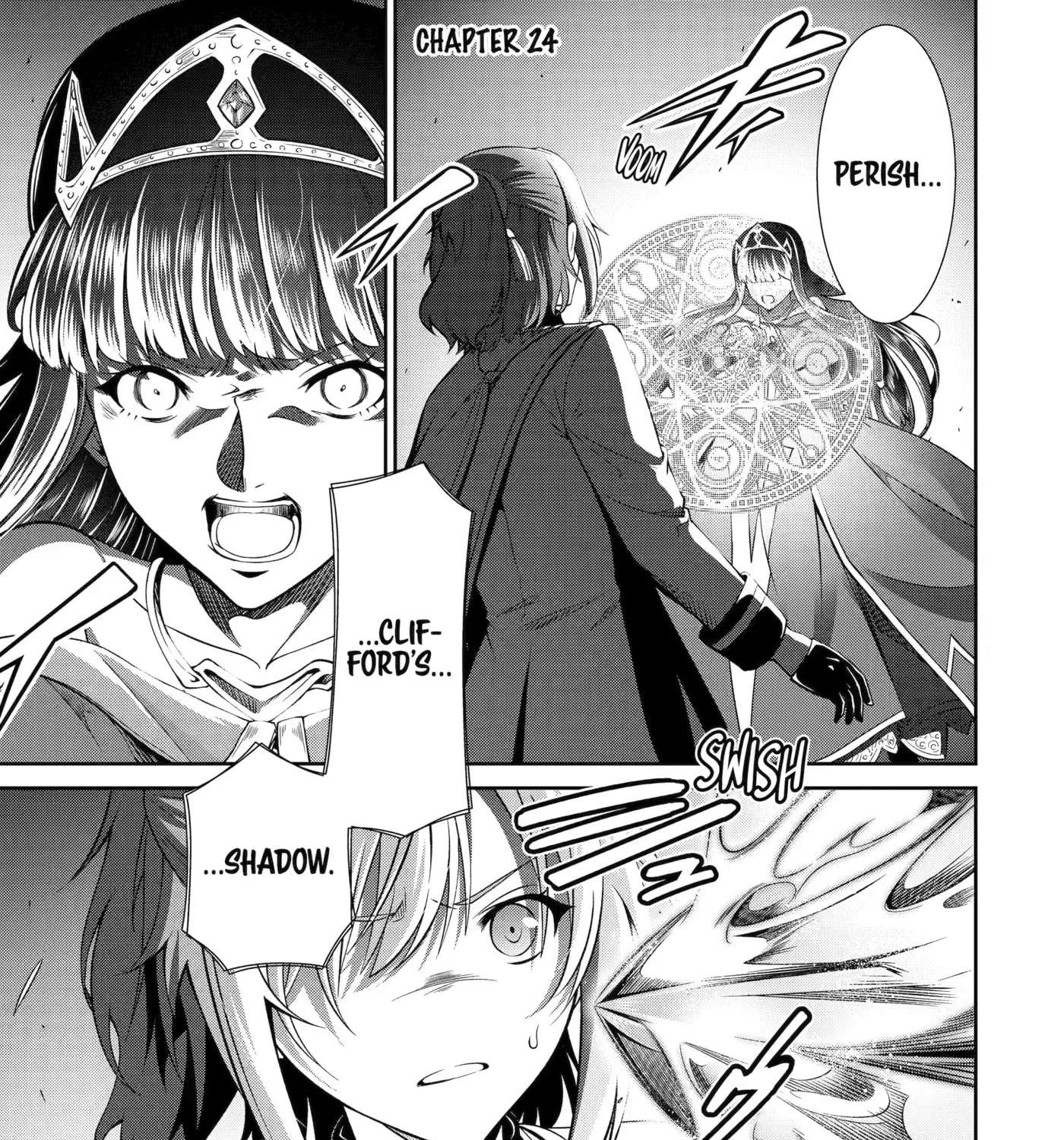 Zettai Maken no Sousen Duelist ~Ansatsu Kizoku ga Dorei Reijou wo Ikusei Shitara, Majutsu-goroshi no Kyuukyoku ma Kenshi ni Sodatte Shimattanda ga~ Chapter 24 - page 1