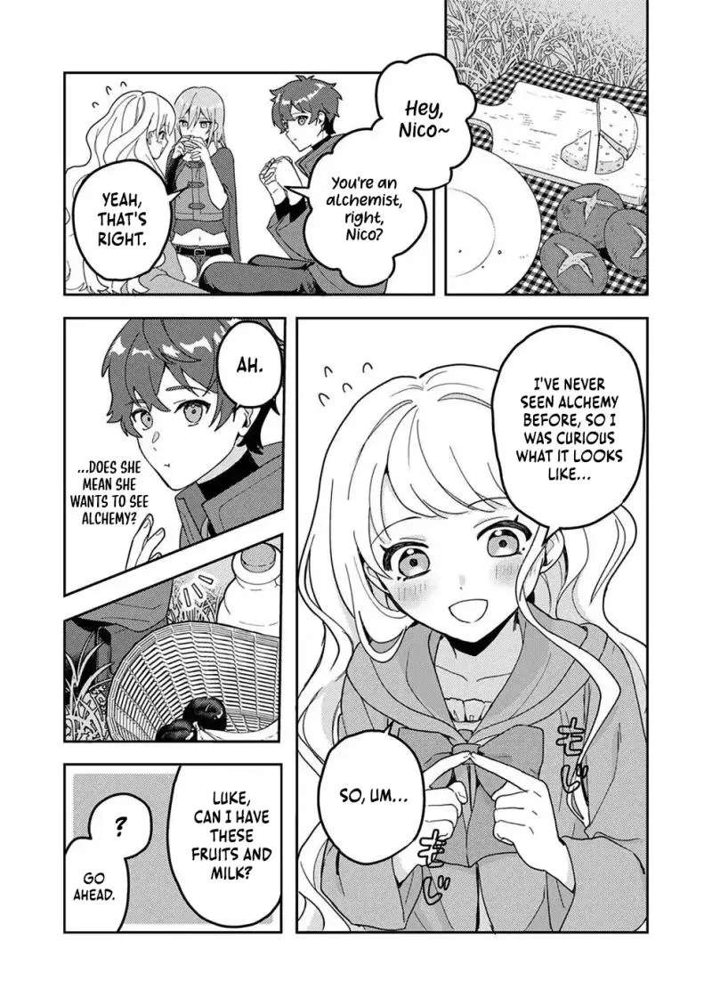 Renkinjutsushi no Henkyou Saisei Slow Life ~S-kyuu Party de Koritsu Shita Shoujo wo Kabattara Tsuihousareta no de, Issho ni Shiawase ni Kurashimasu~ Chapter 4 - page 15