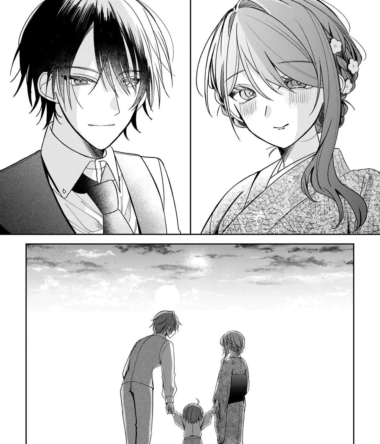 Unmei no Ban to Kekkonshitara, Tenshi Musuko no Keibo ni Narimashita Chapter 4 - page 61
