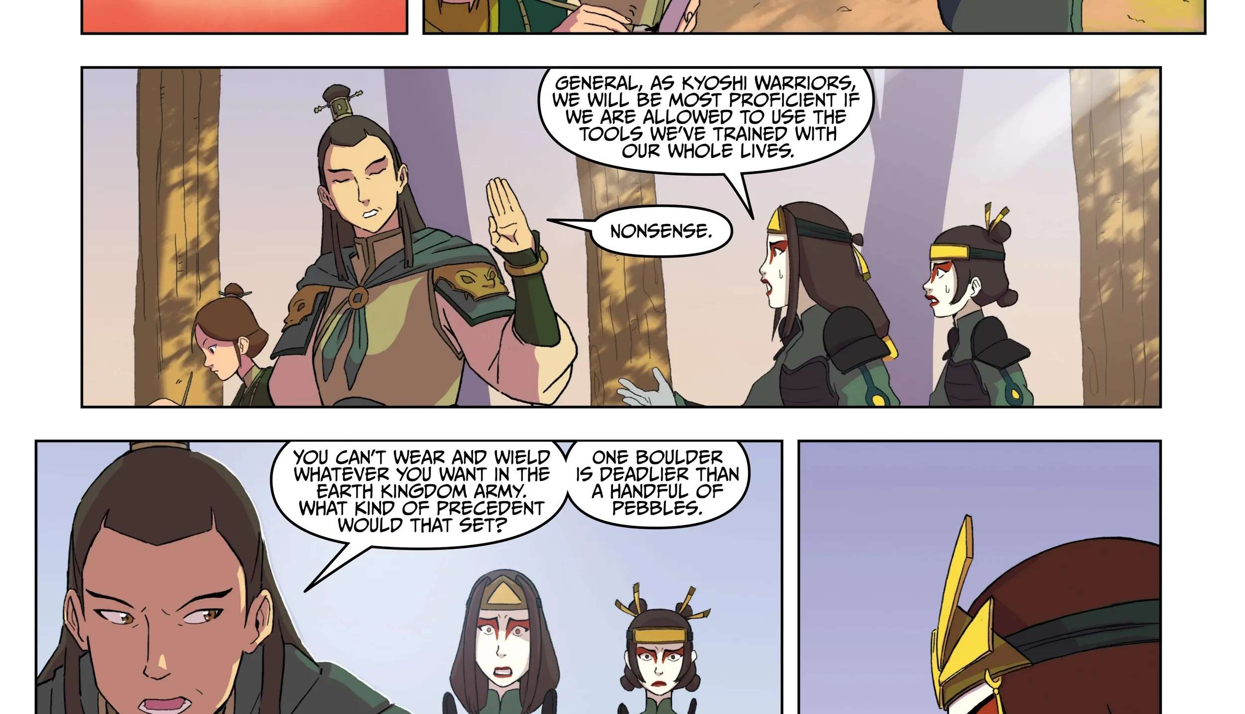 Avatar: The Last Airbender – The Kyoshi Warriors Chapter 1 - page 56