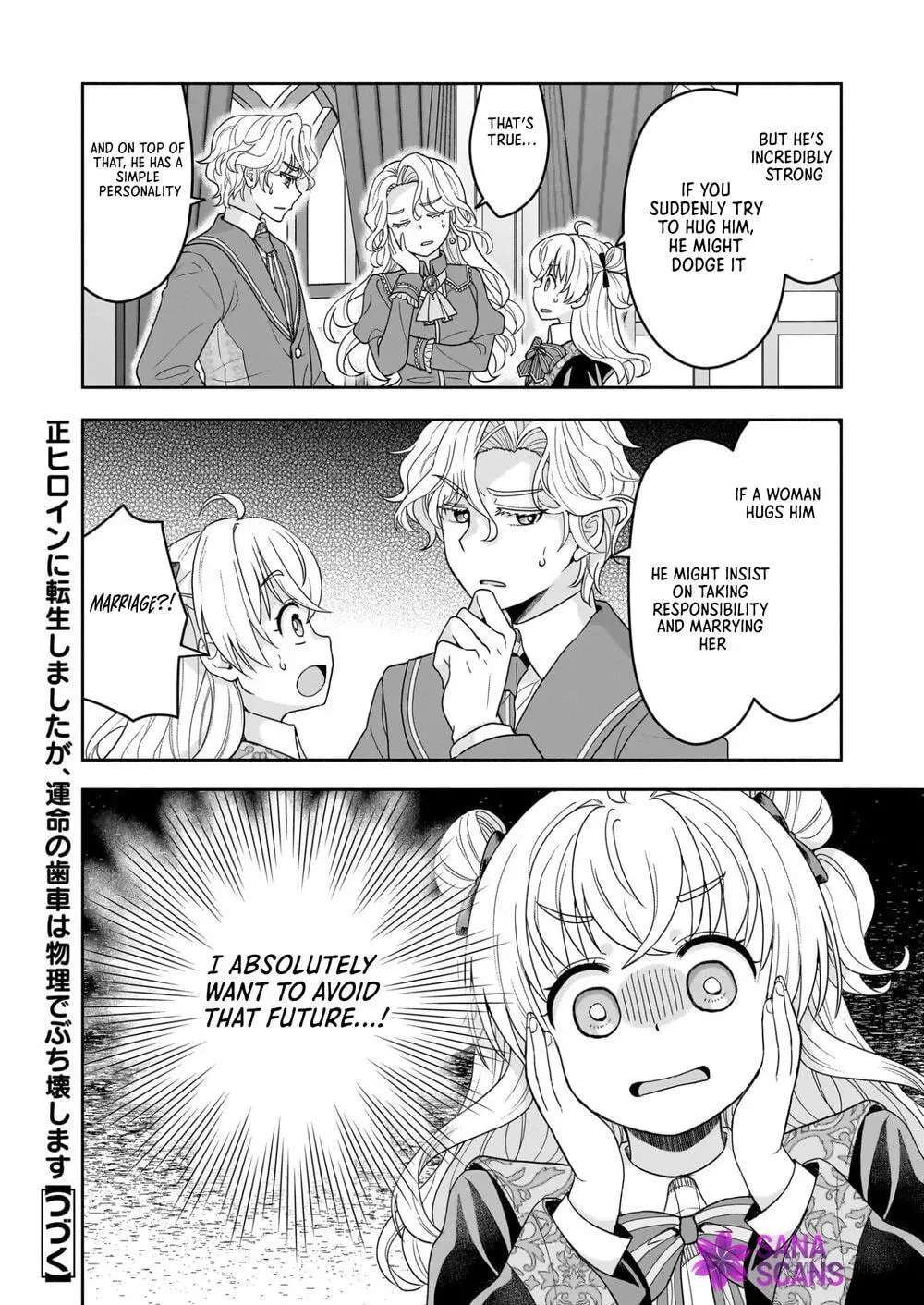 I Was Reincarnated as the Main Heroine, but I'll Physically Break the Gears of Fate Chapter 2 - page 24
