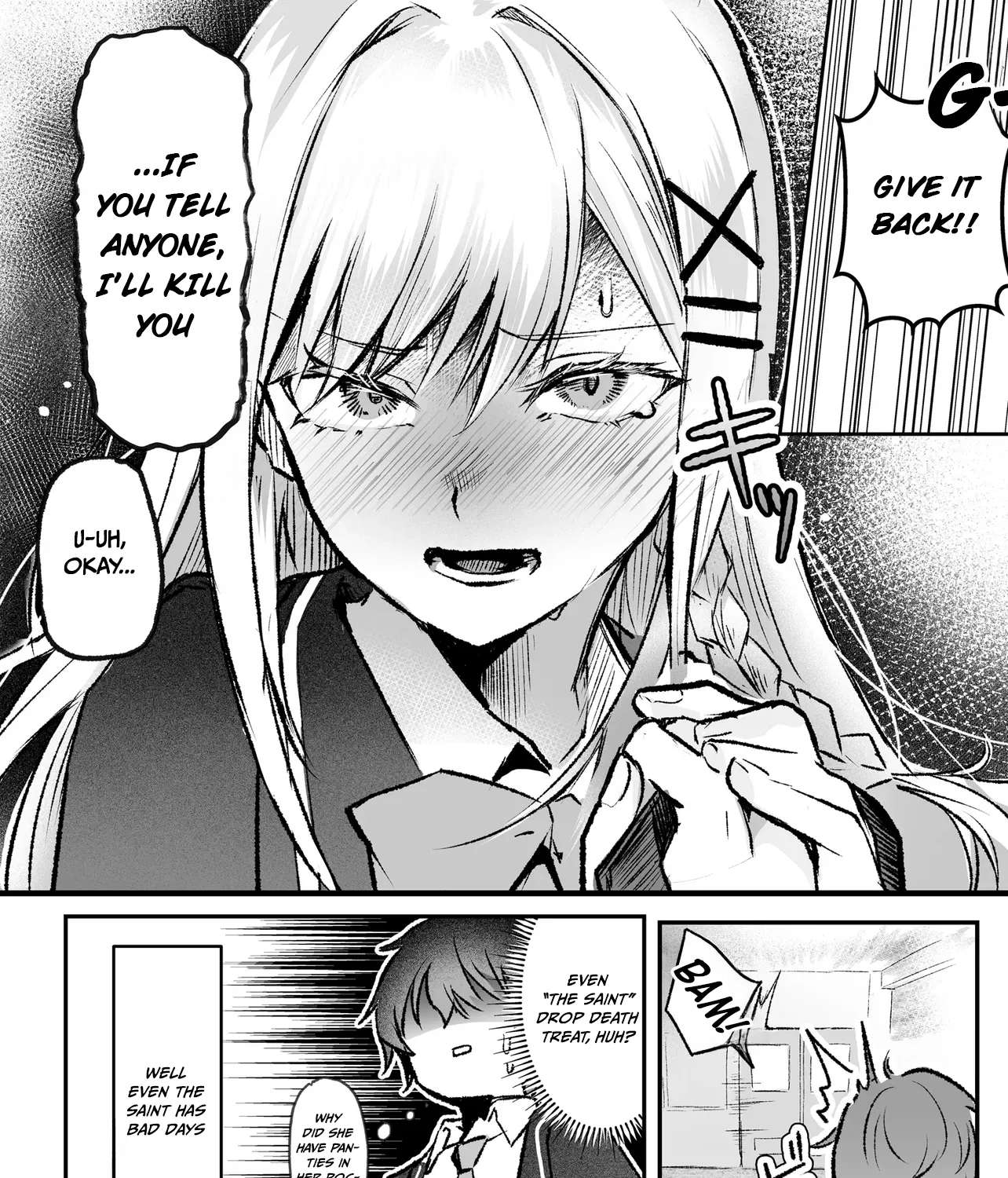The Saintly Girl Sitting Next to Me Secretly Shows Me What's Under Her Skirt Chapter 1 - page 17
