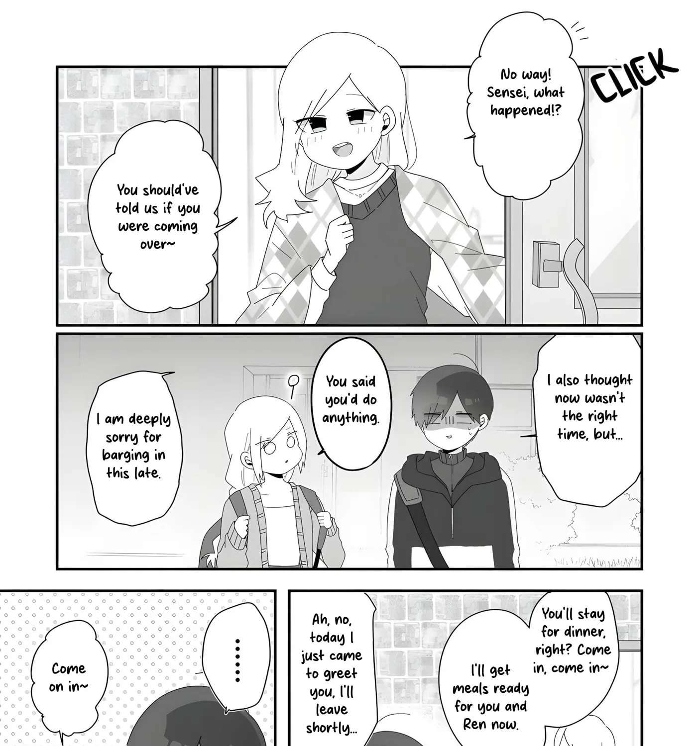 Sensei Nishii - Homura-sensei wa Tabun Motenai Chapter 3 - page 1
