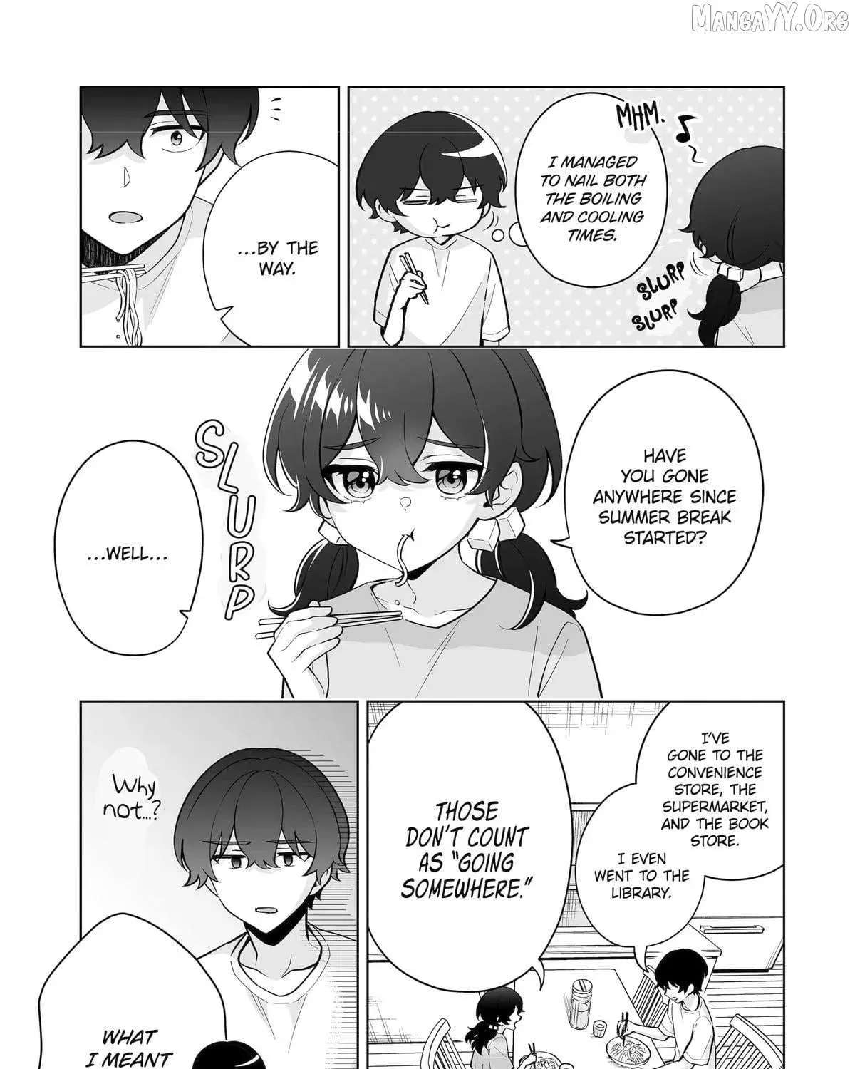 Please Leave Me Alone (For Some Reason, She Wants To Change A Lone Wolf's Helpless High School Life.) Chapter 34 - page 13