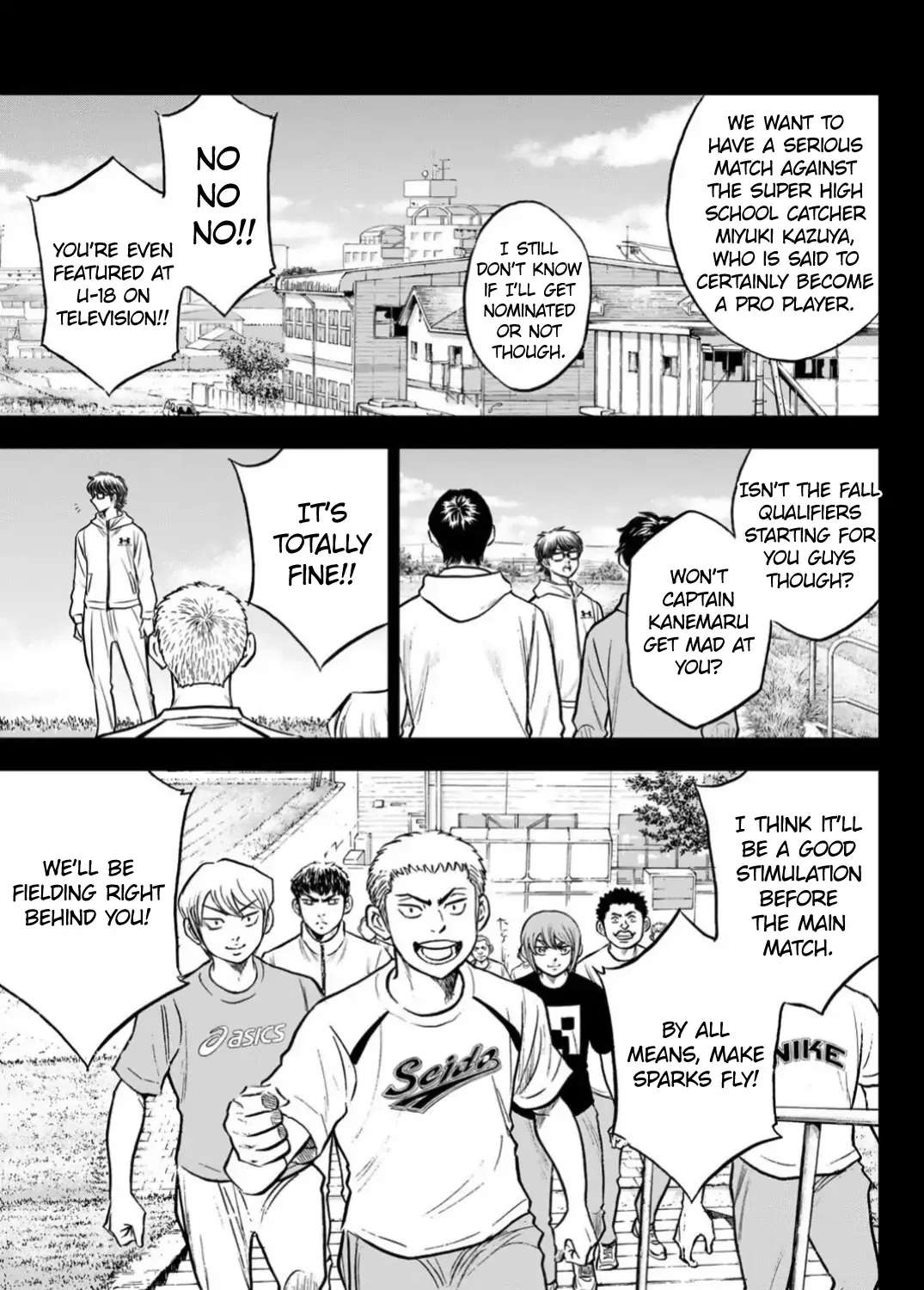 Diamond no Ace Act II Chapter 308.5 - page 6