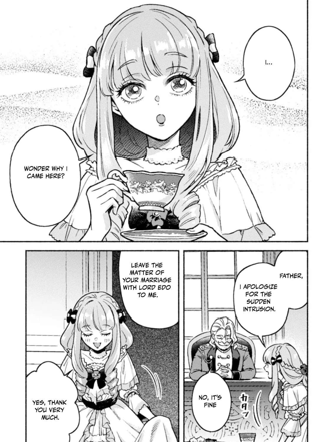 Nekura Kishi ni Yoru Dekiai Mankitsu-chuu nu Busa Neko, Jitsu wa Seijo desu! Chapter 5 - page 28