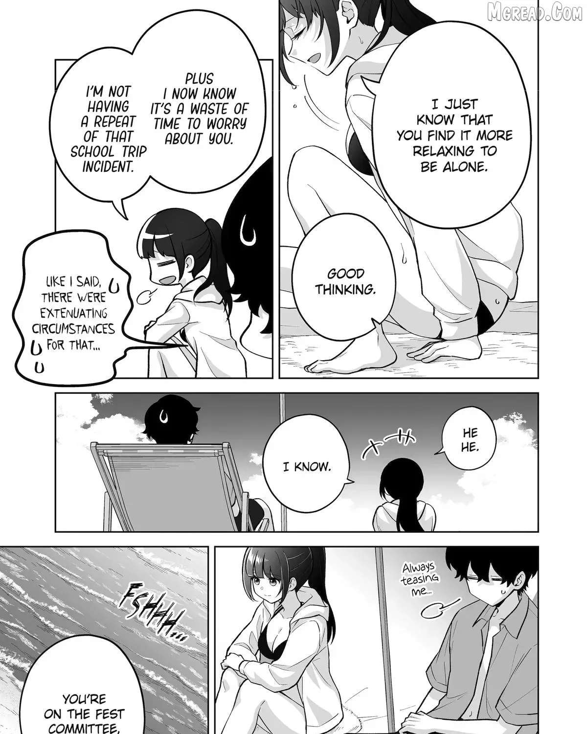 Please Leave Me Alone (For Some Reason, She Wants To Change A Lone Wolf's Helpless High School Life.) Chapter 36 - page 37