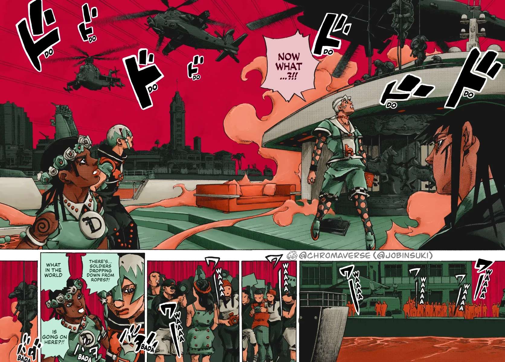 Jojo's Bizarre Adventure Part 9 - The Jojolands (Fan-Colored) Chapter 32 - page 12