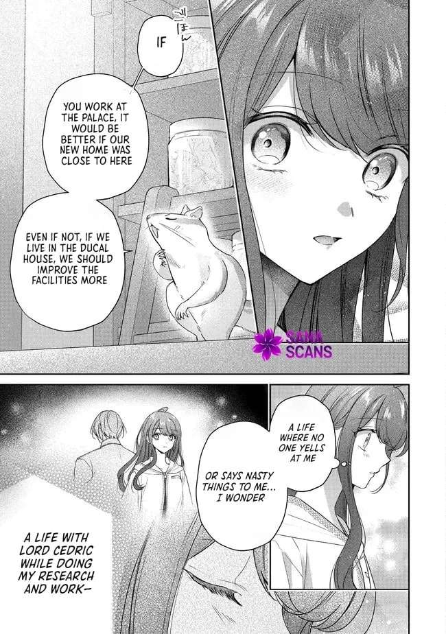 Risu ni Natte Shimatta Kon'yakusha ga, Kegirai Shiteita Hazu no Watashi ni Tasuke o Motomete Kimashita. Chapter 9 - page 20