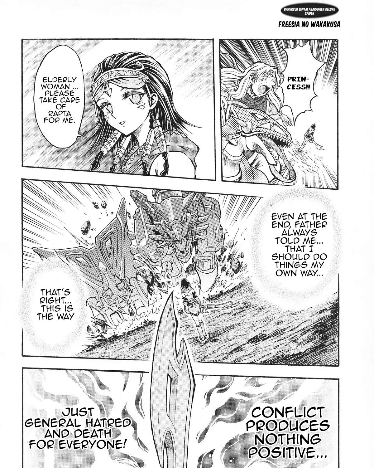 Abaranger Gaiden: Wakakusa no Freesia Chapter 2 - page 33