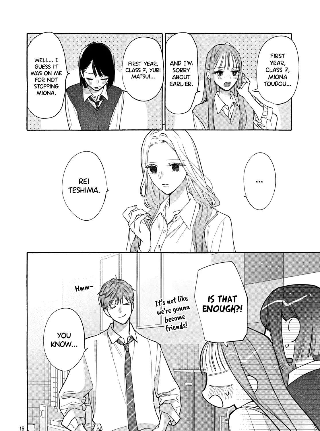 High School Yuri Manga Chapter 3 - page 17