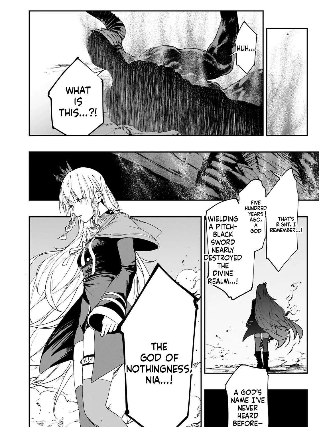 Boukyaku no Nia ~Sekai wo Tsukutta Kami nanoni Watashi dake Shinwa ni Natteinai~ Chapter 1 - page 47