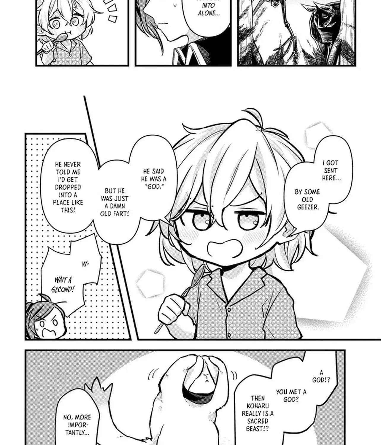 The Unmanageable Reincarnated Little Kid — Going BOOM! with a Sacred Beast! Chapter 1 - page 38
