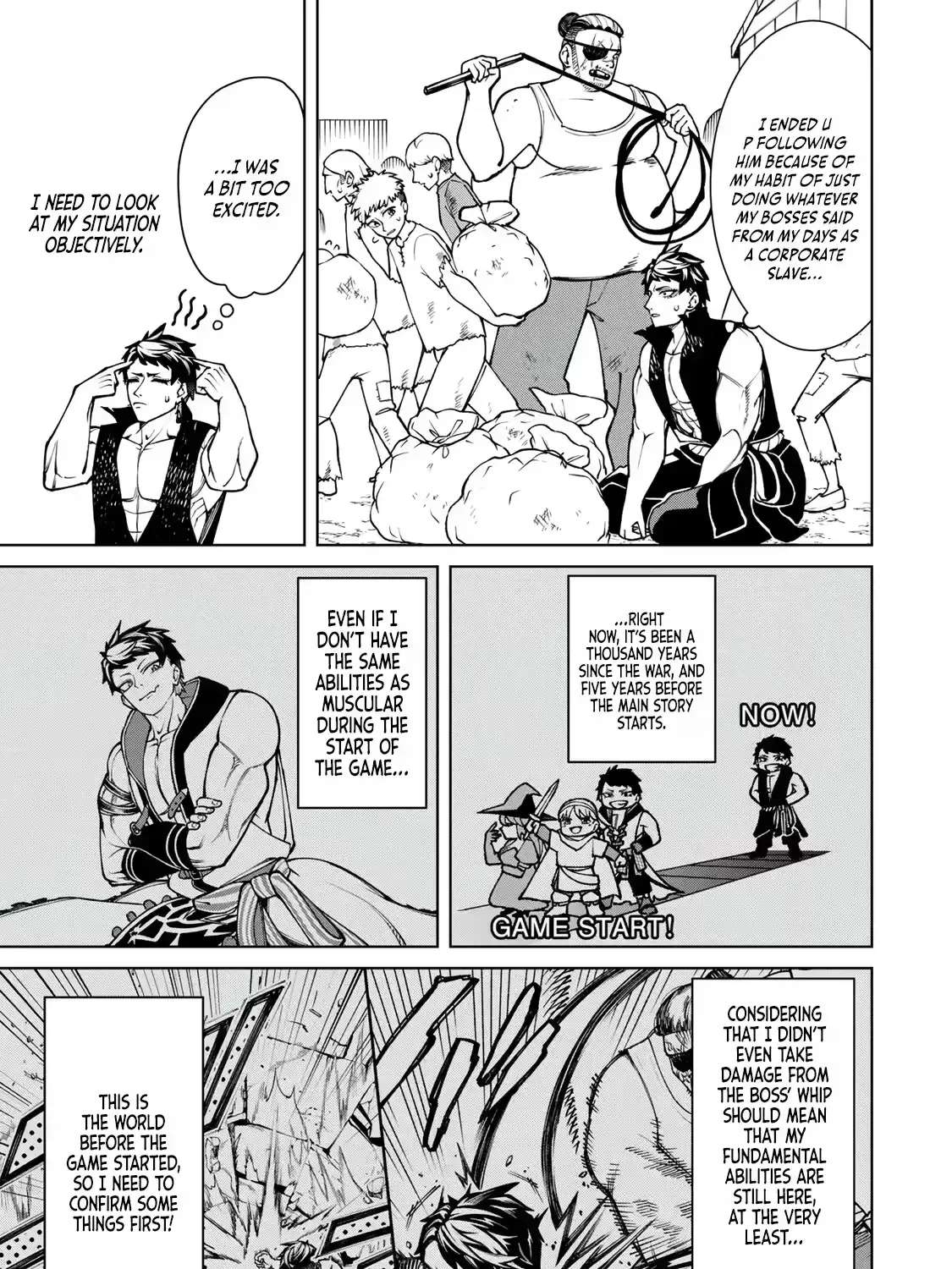 As the Game Progresses, I’m Reincarnated as a Muscle-Brained Character Who Becomes Less and Less Useful, but I Still Decide to Master Physics Chapter 1 - page 20
