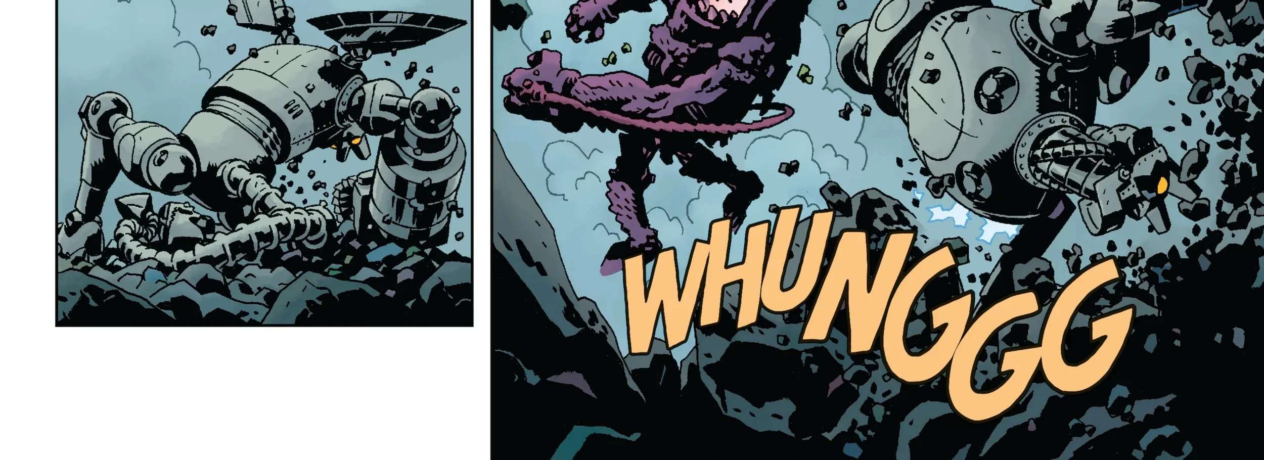 Giant Robot Hellboy Returns Chapter 1 - page 54
