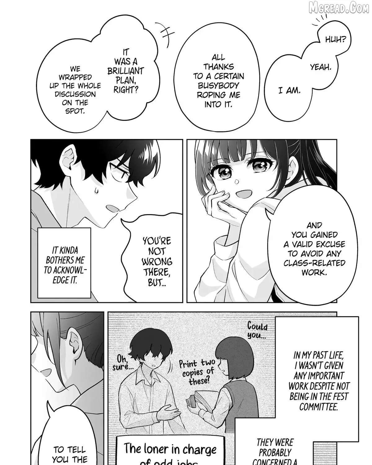Please Leave Me Alone (For Some Reason, She Wants To Change A Lone Wolf's Helpless High School Life.) Chapter 36 - page 39