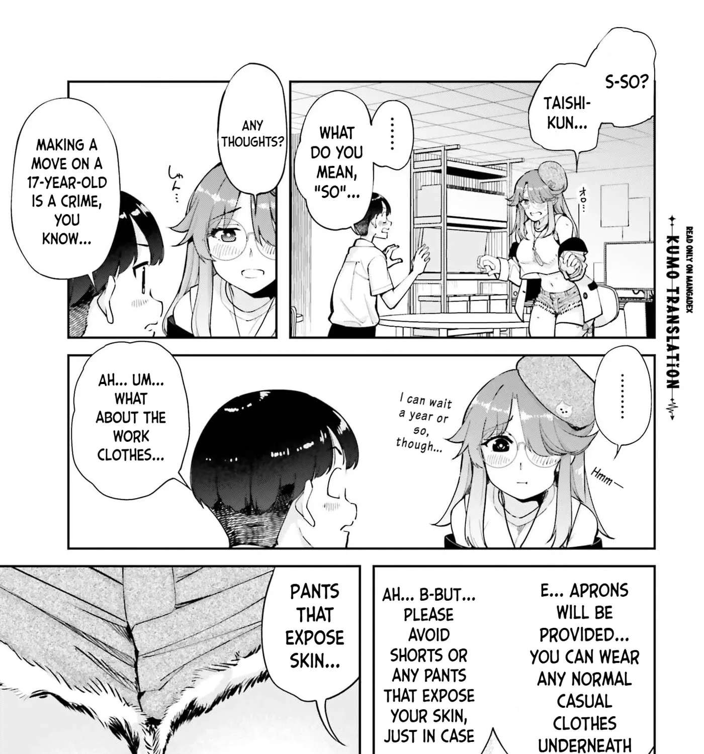 Thighs-san next to me Chapter 9 - page 6