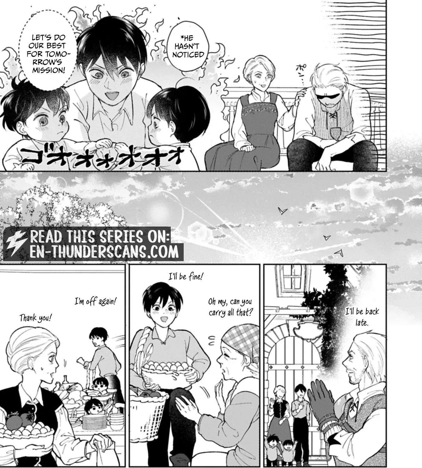 Ashita mo Ii Hi de Arimasu You ni.: Isekai de Atarashii Kazoku ga Dekimashita: San Kyoudai no Hokkori Gohan Nikki Chapter 5 - page 27